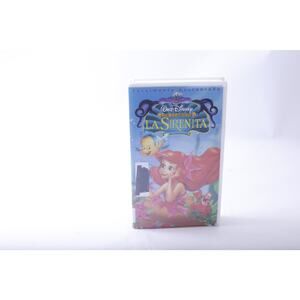 Walt Disney, La Sirenita, Los Clasicos, Espanol, Spanish, VHS, Video Tape,